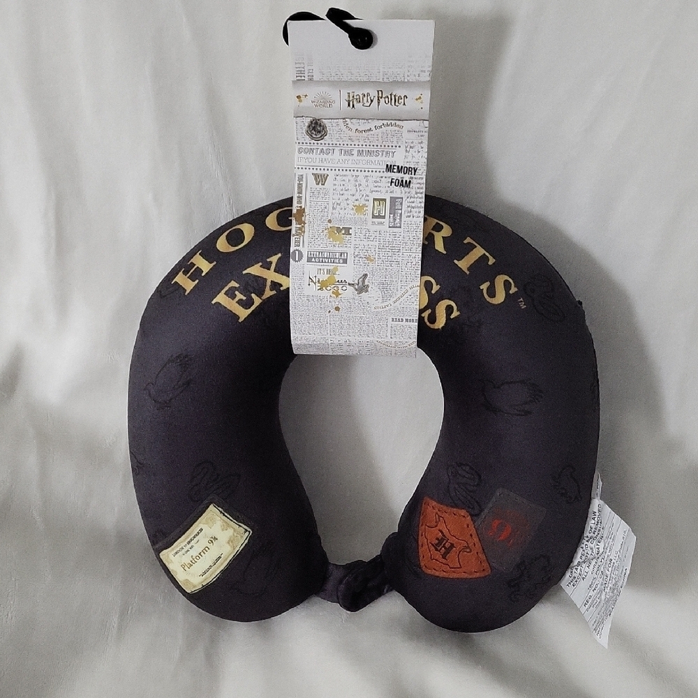 Harry Potter Black Hogwarts Express Neck Pillow